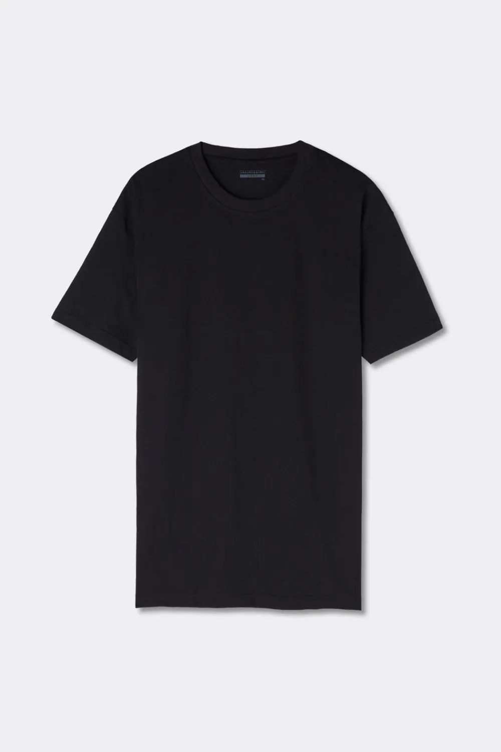 T-shirty>Intimissimi T-shirt męski z bawełny Muscle Fit czarny - 019 - czarny