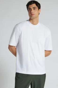 T-shirty|Merceryzowana Bawełna Filo Premium>Intimissimi T-shirt Oversize z Merceryzowanej Bawełny Superlight filo Premium biały - 001 - biały