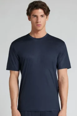 T-shirty|Premium Soft Technology>Intimissimi T-shirt Premium Soft Technology niebieski - 490j - blu navy