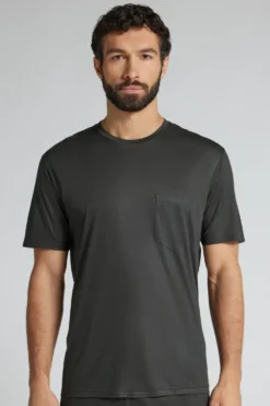T-shirty|Premium Soft Technology>Intimissimi T-shirt Premium Soft Technology szary - 4712 - dark grey