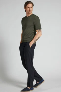 T-shirty>Intimissimi T-shirt z Bawełnianej Dzianiny Slub zielony - 127k - verde
