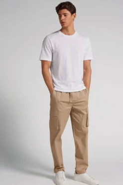 T-shirty>Intimissimi T-shirt z Bawełny Czesanej biały - 001 - biały