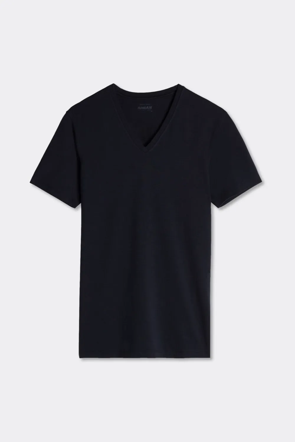 T-shirty|Bawełna Superior>Intimissimi T-shirt z Dekoltem w Kształcie Litery V z Elastycznej Bawełny Superior niebieski - 800 - blu notte
