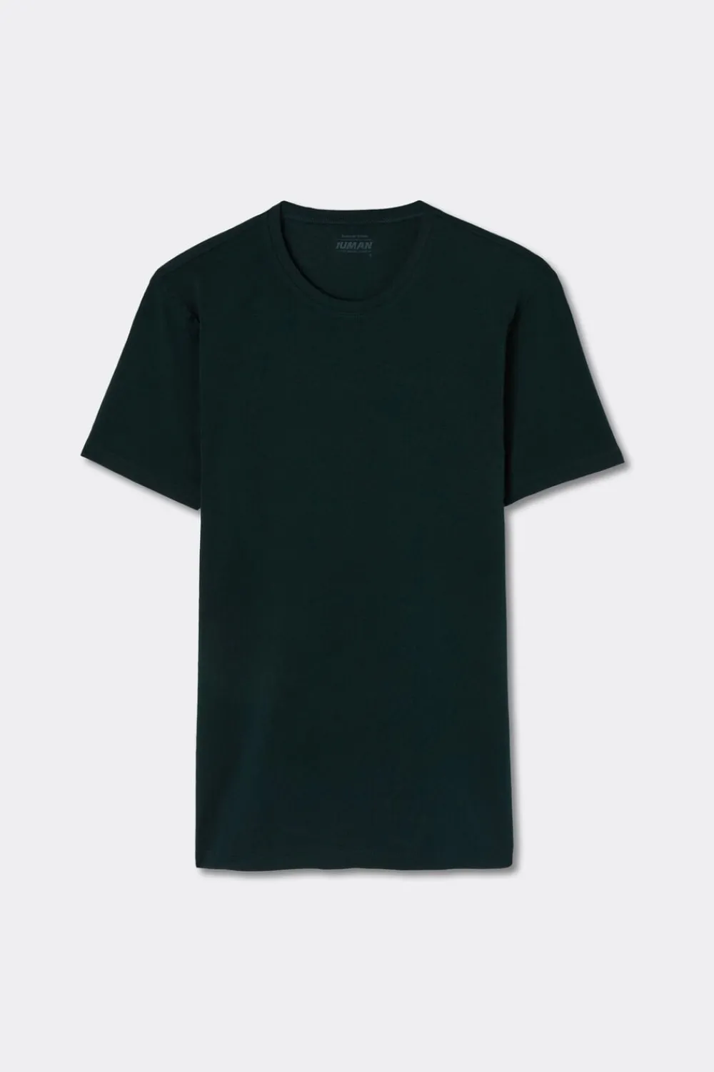 T-shirty|Bawełna Superior>Intimissimi T-shirt z Elastycznej Bawełny Superior zielony - 132j - verde scuro