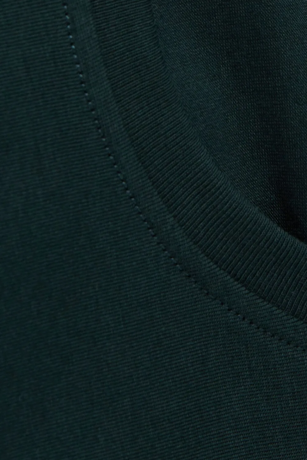 T-shirty|Bawełna Superior>Intimissimi T-shirt z Elastycznej Bawełny Superior zielony - 132j - verde scuro