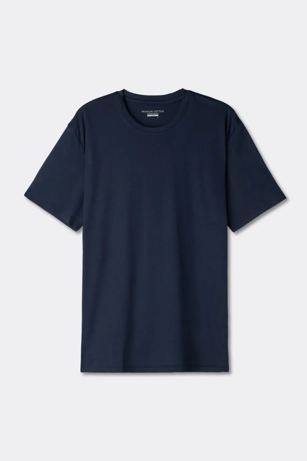 T-shirty|Merceryzowana Bawełna Filo Premium>Intimissimi T-shirt z Merceryzowanej Bawełny filo Premium niebieski - 490j - blu navy