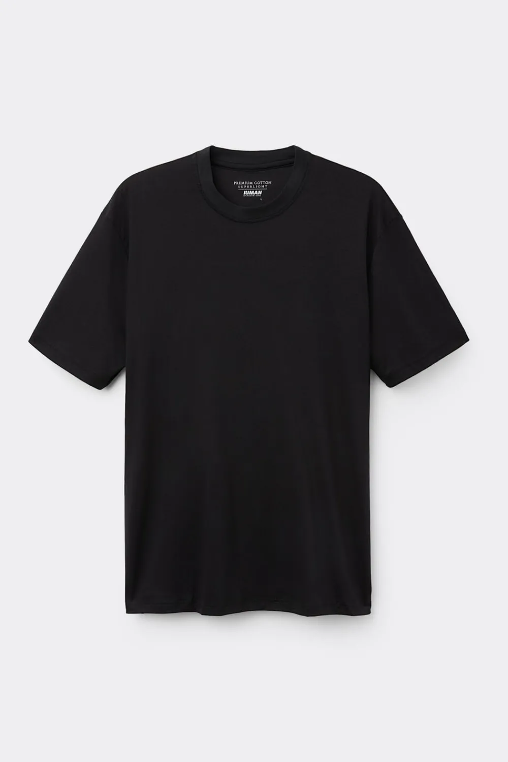 T-shirty|Merceryzowana Bawełna Filo Premium>Intimissimi T-shirt z Merceryzowanej Bawełny Superlight filo Premium czarny - 019 - czarny