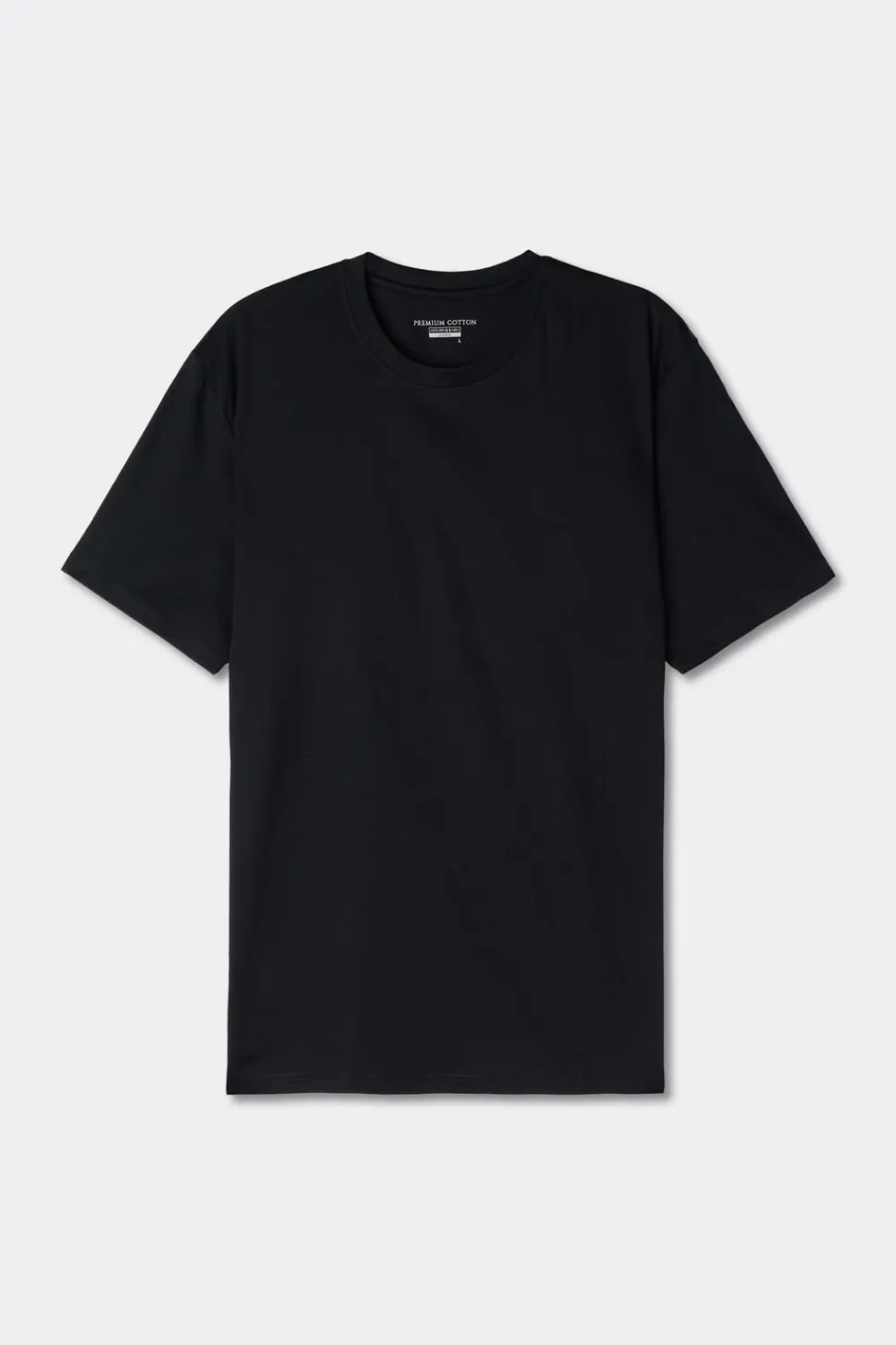 T-shirty|Merceryzowana Bawełna Filo Premium>Intimissimi T-shirt z Merceryzowanej Bawełny filo Premium czarny - 019 - czarny