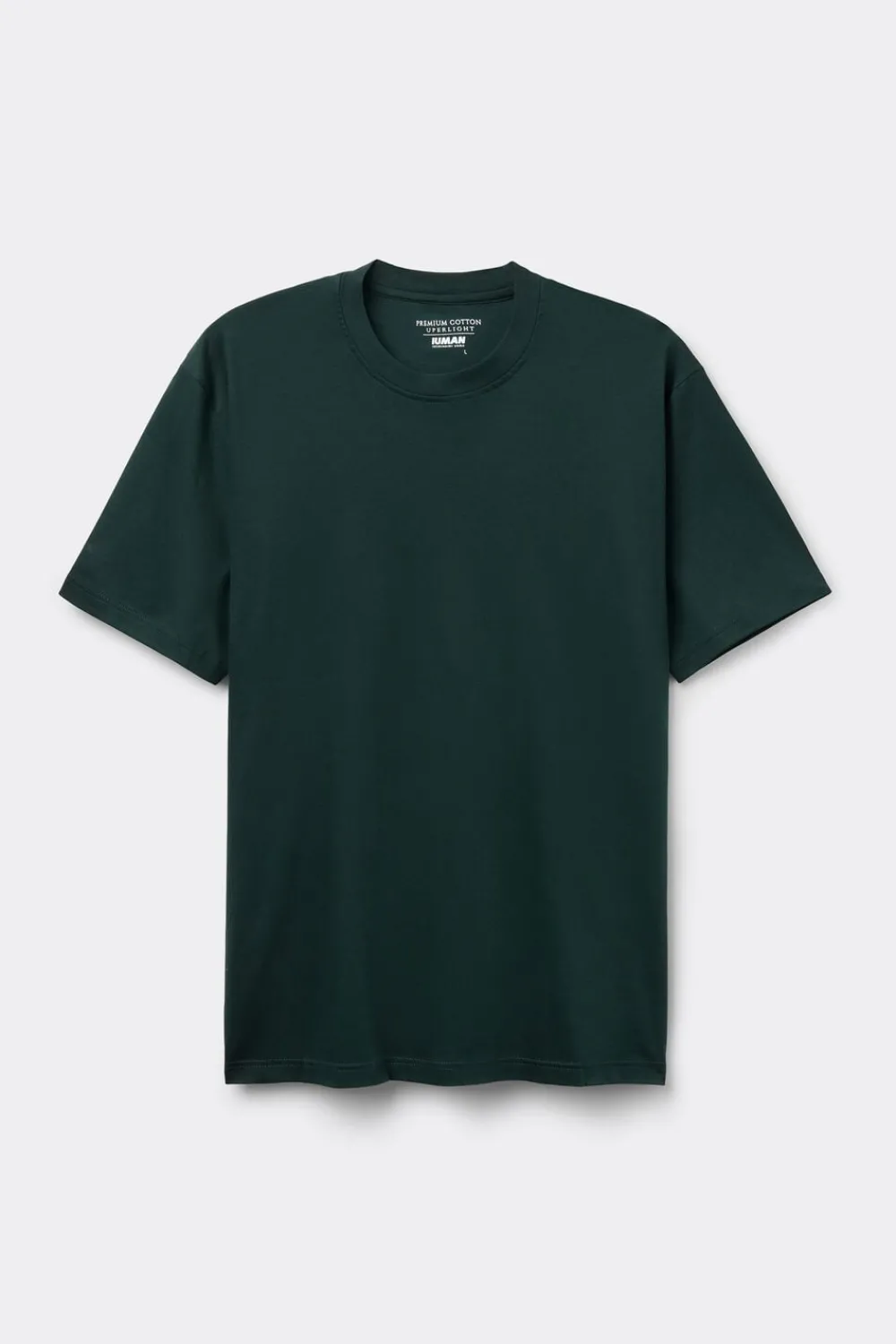 T-shirty|Merceryzowana Bawełna Filo Premium>Intimissimi T-shirt z Merceryzowanej Bawełny Superlight filo Premium zielony - 132j - verde scuro