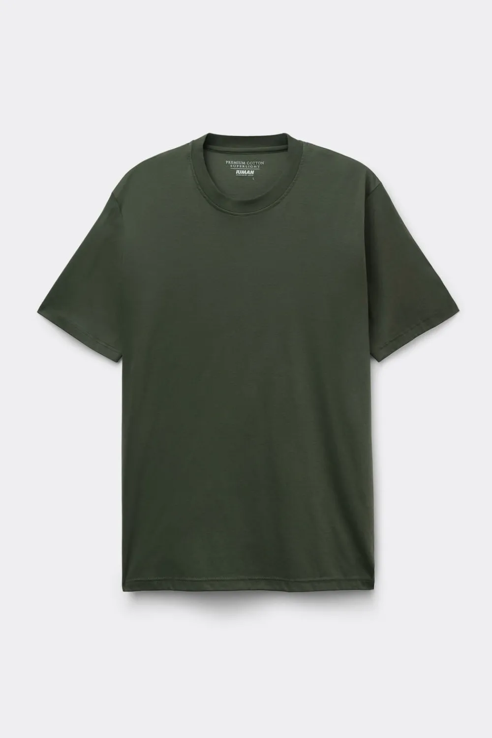 T-shirty|Merceryzowana Bawełna Filo Premium>Intimissimi T-shirt z Merceryzowanej Bawełny Superlight filo Premium zielony - 165k - verde salvia