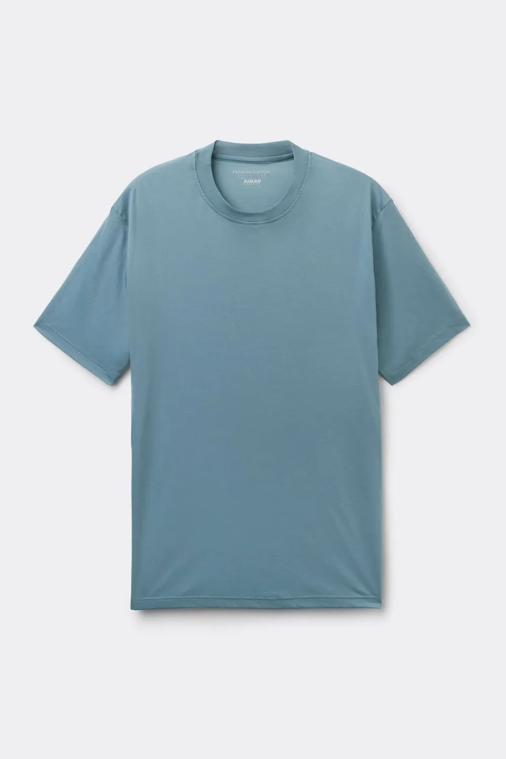 T-shirty|Merceryzowana Bawełna Filo Premium>Intimissimi T-shirt z Merceryzowanej Bawełny Superlight filo Premium jasnoniebieski - 141k - petrolio chiaro