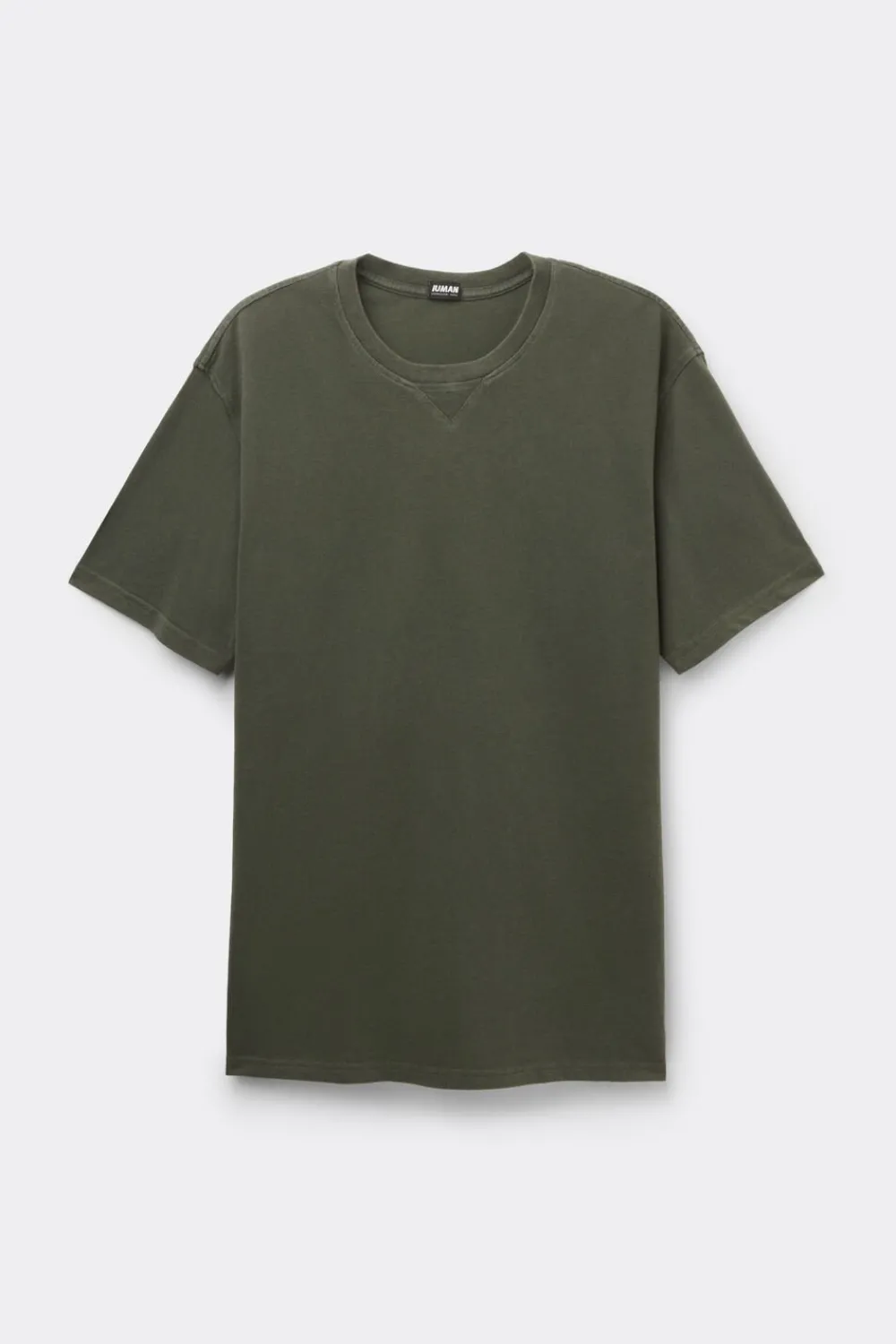 T-shirty>Intimissimi T-shirt z Piki Washed Collection zielony - 095k - verde truck delave'