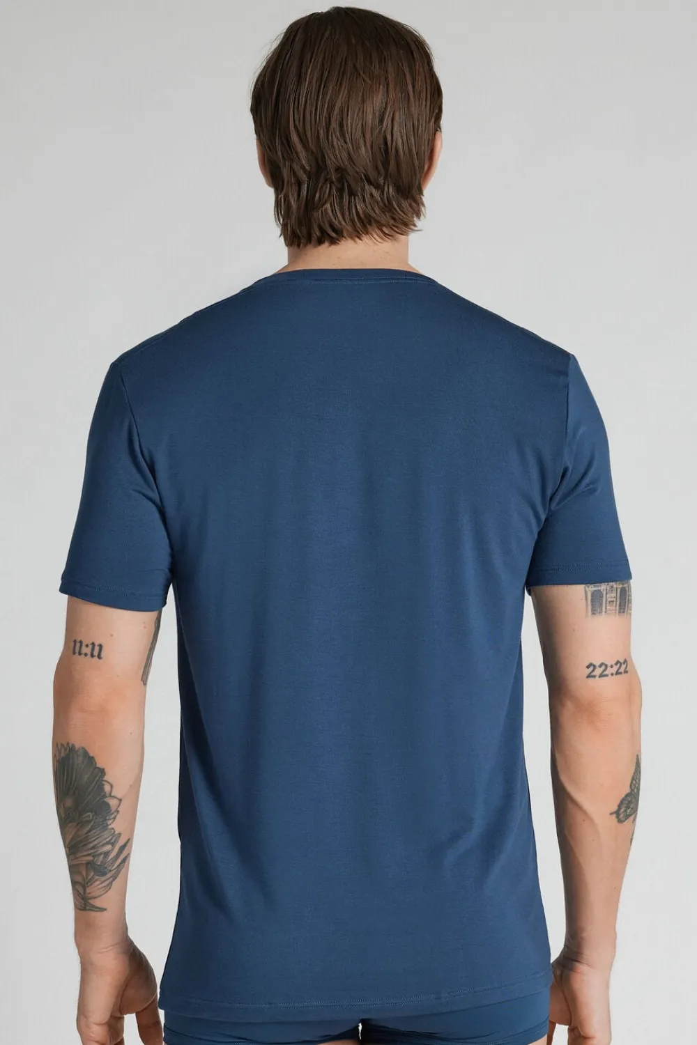 T-shirty|Soft Silk>Intimissimi T-shirt z Tkaniny Soft Silk niebieski - 886j - blu gas