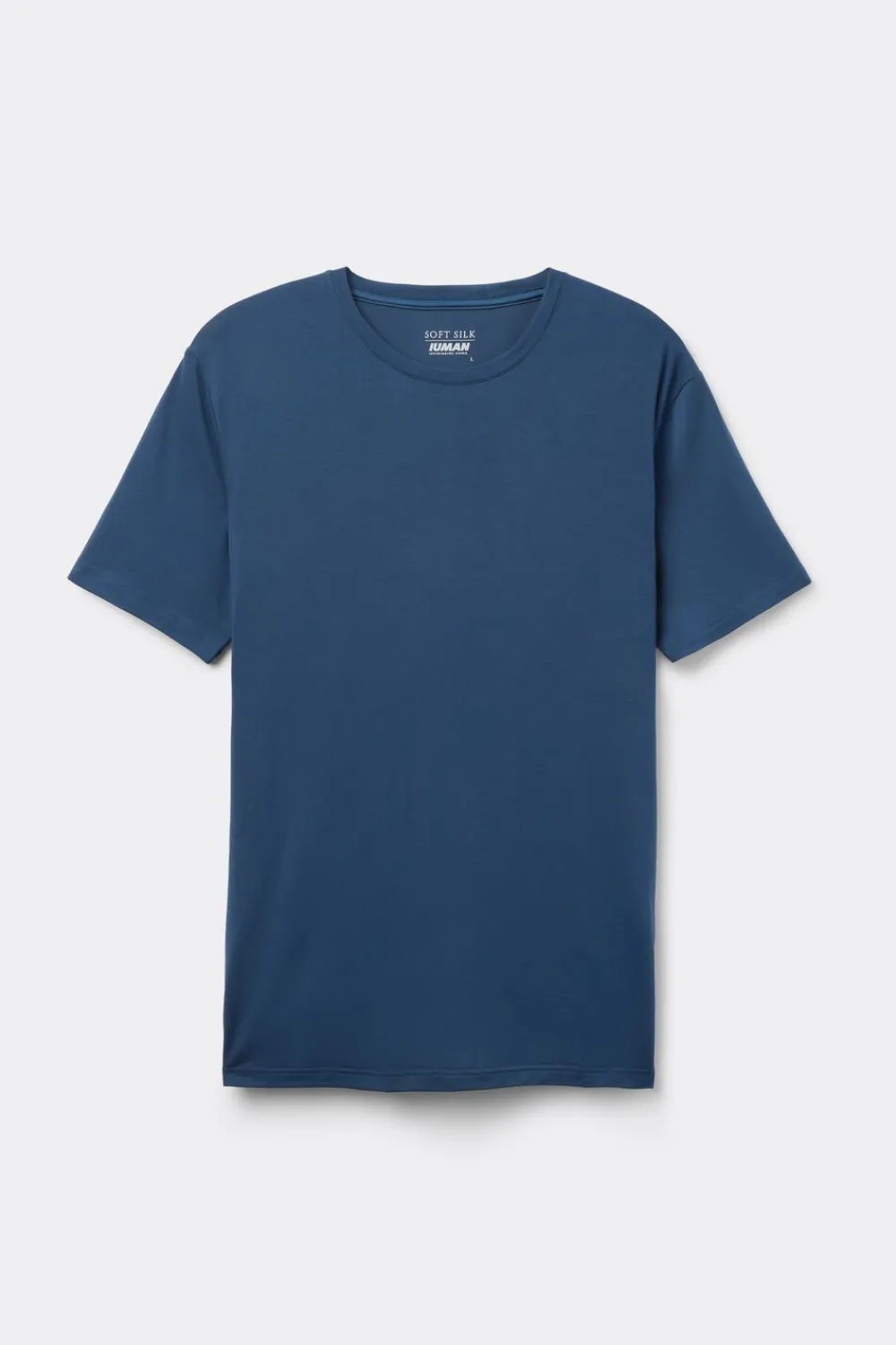 T-shirty|Soft Silk>Intimissimi T-shirt z Tkaniny Soft Silk niebieski - 886j - blu gas